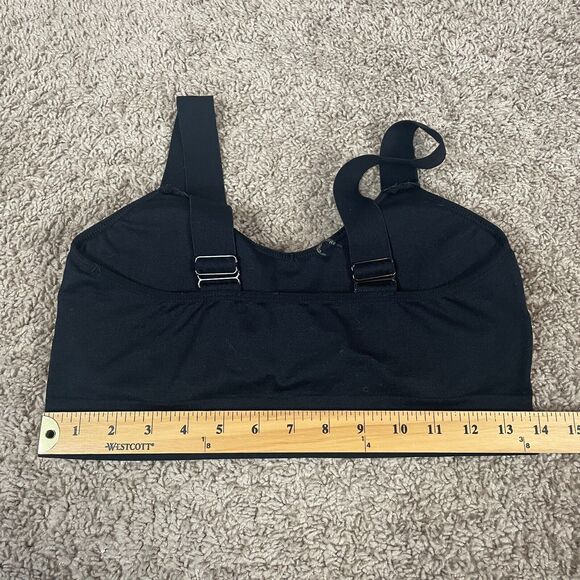 Juicy Couture Intimates Bralette Size 1X XL Black Wireless Comfy Comfort Lounge - Picture 8 of 8